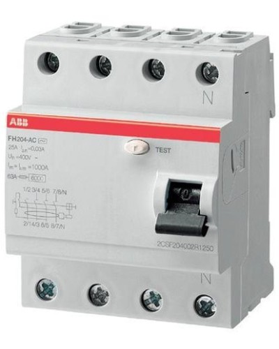 FH204 AC-40/0,03 (2CSF204004R1400). Выключатель дифференциального тока (УЗО). ABB в Братске