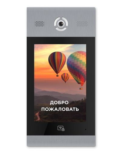 AA-14FB SILVER. Вызывная панель подъездного IP-домофона. BAS-IP в Братске