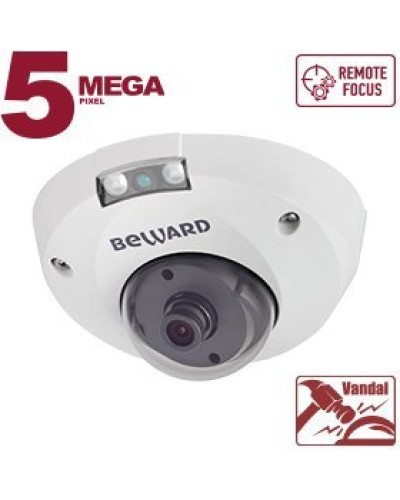 B5320DMR (3.6мм). Видеокамера IP купольная. Beward в Братске