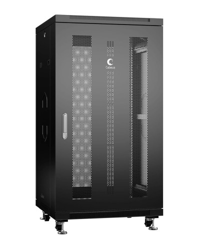 ND-05C-22U60/80-BK (8563c). Шкаф телекоммуникационный 19 напольный 22U. CABEUS в Братске