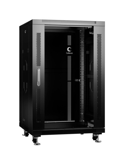 SH-05C-18U60/100-BK (8539c). Шкаф телекоммуникационный 19 напольный 18U. CABEUS в Братске