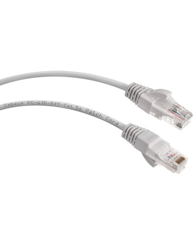 PC-UTP-RJ45-Cat.5e-20m-LSZH (9593c), серый. Патч-корд медный. CABEUS в Братске