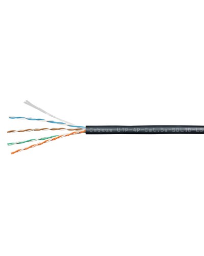 UTP-4P-Cat.5e-SOLID-LSZH-BK (9781c). Кабель «витая пара» (LAN) для структурированных систем связи. CABEUS в Братске