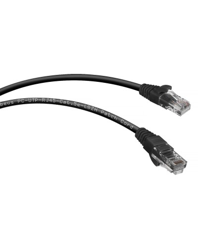 PC-UTP-RJ45-Cat.5e-0.3m-BK-LSZH (9535c), чёрный. Патч-корд медный. CABEUS в Братске