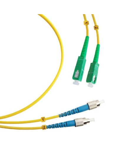 FOP(d)-9-SC/APC-FC/UPC-15m (8128c). Патч-корд оптический. CABEUS в Братске
