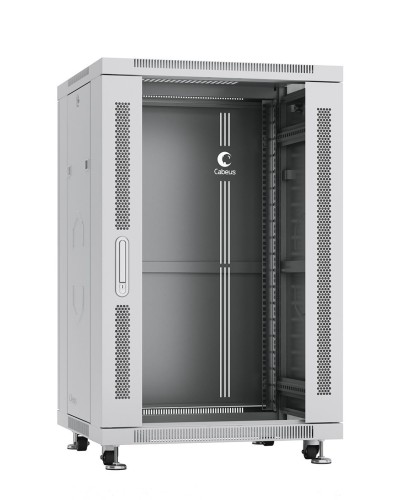 SH-05C-18U60/60 (7043c). Шкаф телекоммуникационный 19 напольный 18U. CABEUS в Братске
