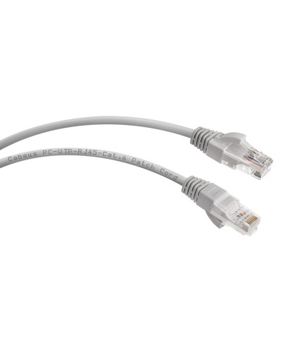 PC-UTP-RJ45-Cat.6-20m (8791c), серый. Патч-корд медный. CABEUS в Братске