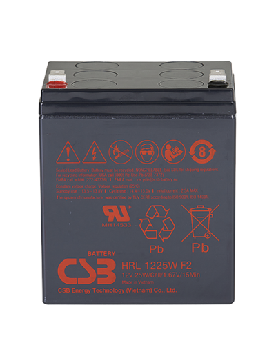 CSB HRL 1225W. Аккумулятор герметичный свинцово-кислотный. CSB в Братске