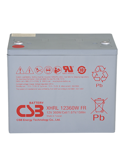 CSB XHRL 12360W FR. Аккумулятор герметичный свинцово-кислотный. CSB в Братске