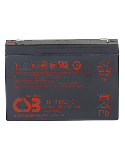 CSB HRL 634W FR. Аккумулятор герметичный свинцово-кислотный. CSB в Братске