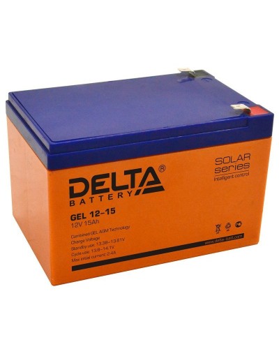 Delta GEL 12-15. Аккумулятор герметичный свинцово-кислотный. Delta в Братске