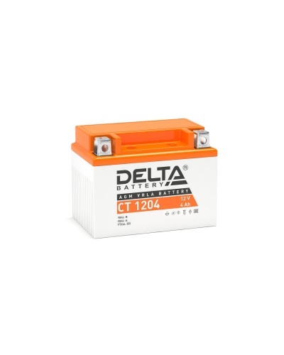 Delta CT 1204. Аккумулятор герметичный свинцово-кислотный стартерный. Delta в Братске
