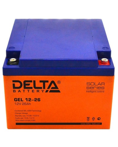 Delta GEL 12-26. Аккумулятор герметичный свинцово-кислотный. Delta в Братске