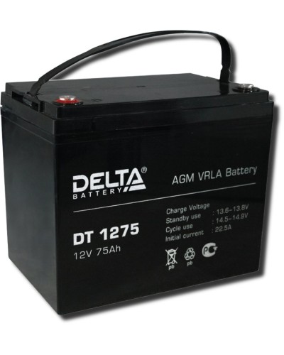 Delta DT 1275. Аккумулятор герметичный свинцово-кислотный. Delta в Братске