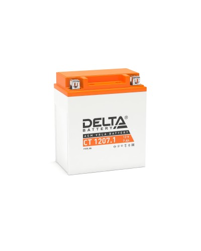 Delta CT 1207.1. Аккумулятор герметичный свинцово-кислотный стартерный. Delta в Братске