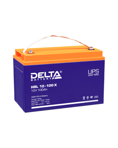 Delta HRL 12-100 X. Аккумулятор герметичный свинцово-кислотный. Delta в Братске