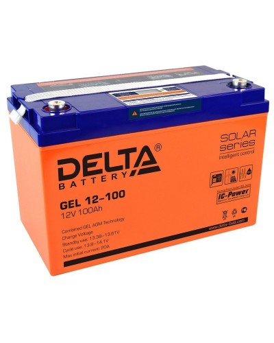 Delta GEL 12-100. Аккумулятор герметичный свинцово-кислотный. Delta в Братске