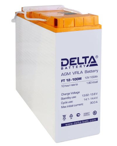 Delta FT 12-100 M. Аккумулятор герметичный свинцово-кислотный. Delta в Братске