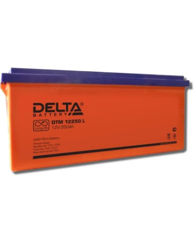 Delta DTM 12250 L. Аккумулятор герметичный свинцово-кислотный. Delta в Братске