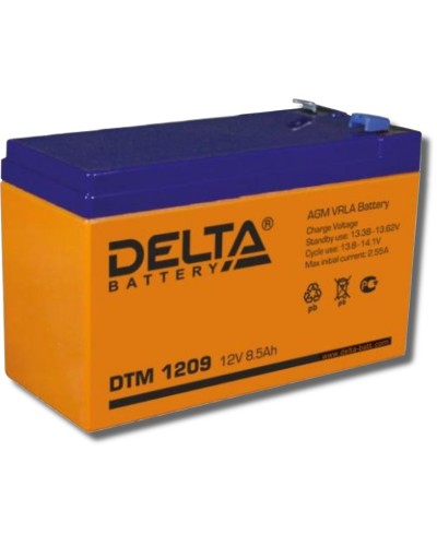 Delta DTM 1209. Аккумулятор герметичный свинцово-кислотный. Delta в Братске