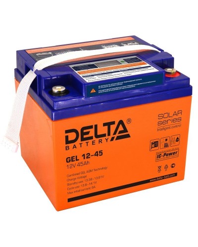 Delta GEL 12-45. Аккумулятор герметичный свинцово-кислотный. Delta в Братске