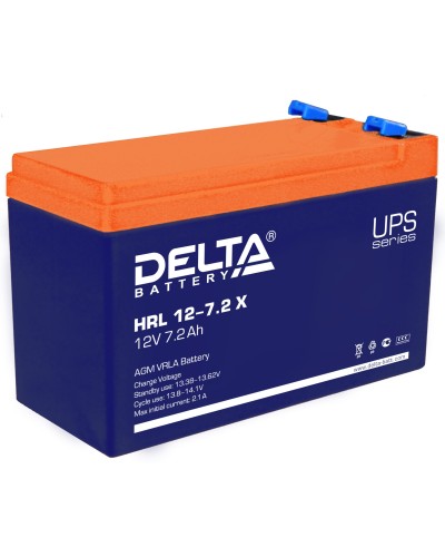 Delta HRL 12-7.2 X. Аккумулятор герметичный свинцово-кислотный. Delta в Братске