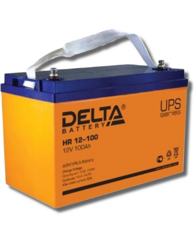 Delta HR 12-100. Аккумулятор герметичный свинцово-кислотный. Delta в Братске