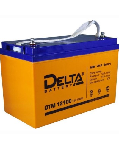 Delta DTM 12100 L. Аккумулятор герметичный свинцово-кислотный. Delta в Братске