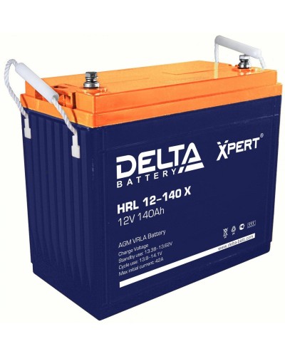 Delta HRL 12-140 X. Аккумулятор герметичный свинцово-кислотный. Delta в Братске