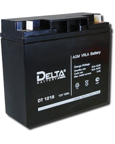 Delta DT 1218. Аккумулятор герметичный свинцово-кислотный. Delta в Братске