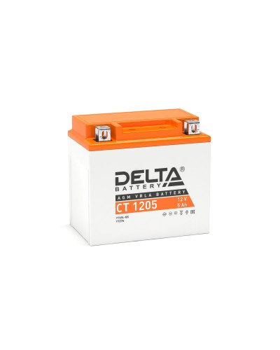 Delta CT 1205. Аккумулятор герметичный свинцово-кислотный стартерный. Delta в Братске