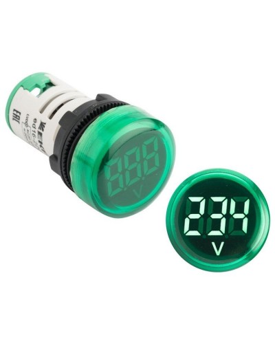 ED16-22VD (ed16-22vd-g). Индикатор значения напряжения зеленый. EKF в Братске