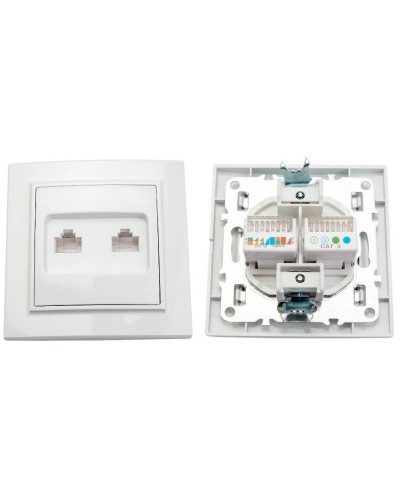 Минск Розетка RJ-45+Phone СП (ERK00-135-10). Розетка RJ-45+Phone СП. EKF в Братске