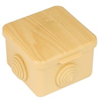 КМР-030-036 пылевлагозащитная (65х65х50) светлое дерево (plc-kmr2-030-036-s). Коробка распределительная. EKF