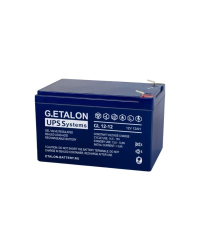 G.ETALON GL 12-12. Аккумулятор герметичный свинцово-кислотный. ETALON в Братске