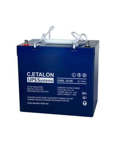 C.ETALON CHRL 12-55. Аккумулятор герметичный свинцово-кислотный. ETALON в Братске