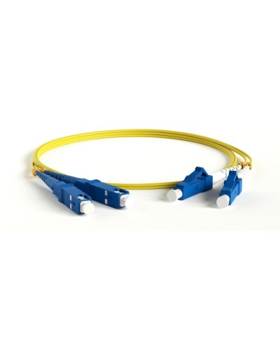FC-D2-9-LC/UR-SC/UR-H-5M-LSZH-YL. Патч-корд волоконно-оптический. Hyperline в Братске