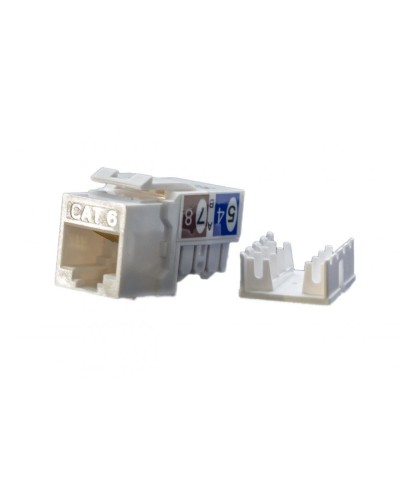 KJ9-8P8C-C6-90-WH. Вставка Keystone Jack RJ-45. Hyperline в Братске