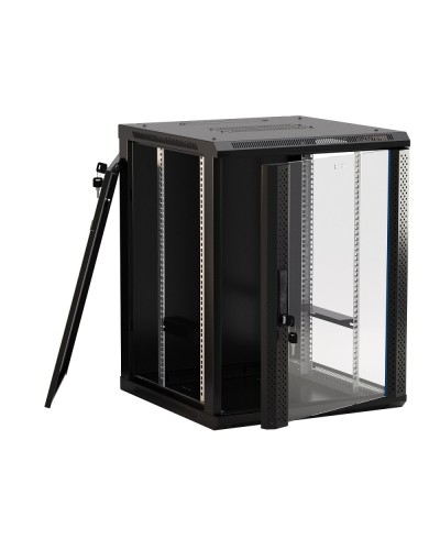 TWB-0445-GP-RAL9004. Шкаф телекоммуникационный 19 настенный 4U. Hyperline в Братске
