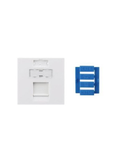 SIP3-1K-M45-45. Вставка 45x45 для 1 модуля Keystone Jack, со шторкой. Hyperline в Братске