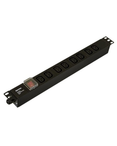 SHE19-8IEC-S-CB. Блок розеток 19. Hyperline в Братске