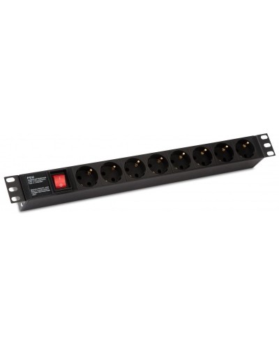 SHE19-8SH-S-IEC. Блок розеток 19. Hyperline в Братске