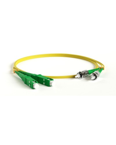 FC-D2-9-SC/AR-ST/AR-H-1M-LSZH-YL. Патч-корд волоконно-оптический ST-SC. Hyperline в Братске