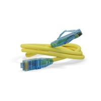 PC-LPM-UTP-RJ45-RJ45-C6-1M-LSZH-YL. Патч-корд медный. Hyperline