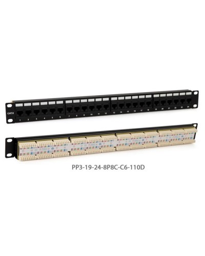 PP3-19-24-8P8C-C5E-110D. Патч-панель 19. Hyperline в Братске