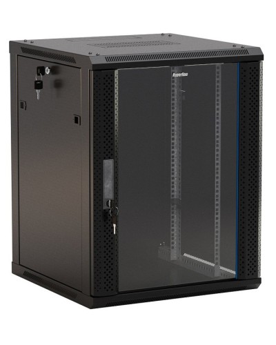 TWB-1866-GP-RAL9004. Шкаф телекоммуникационный 19 настенный 18U. Hyperline в Братске