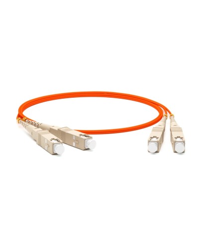 FC-D2-62-SC/PR-SC/PR-H-2M-LSZH-OR. Патч-корд волоконно-оптический многомодовый. Hyperline в Братске