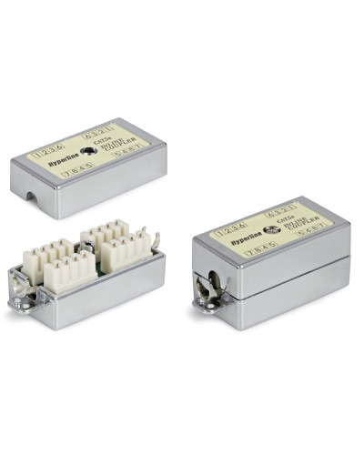 CA-IDC-C5e-SH-F-WH. Проходной адаптер экранированный. Hyperline в Братске
