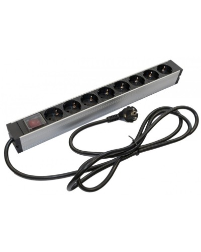 SHZ19-8SH-S-2.5EU. Блок розеток 19. Hyperline в Братске