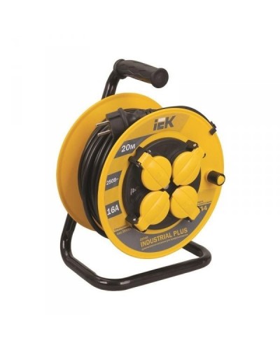 УК40 4 места, 40м (WKP15-16-04-40-44). Удлинитель на катушке Industrial plus. IEK в Братске